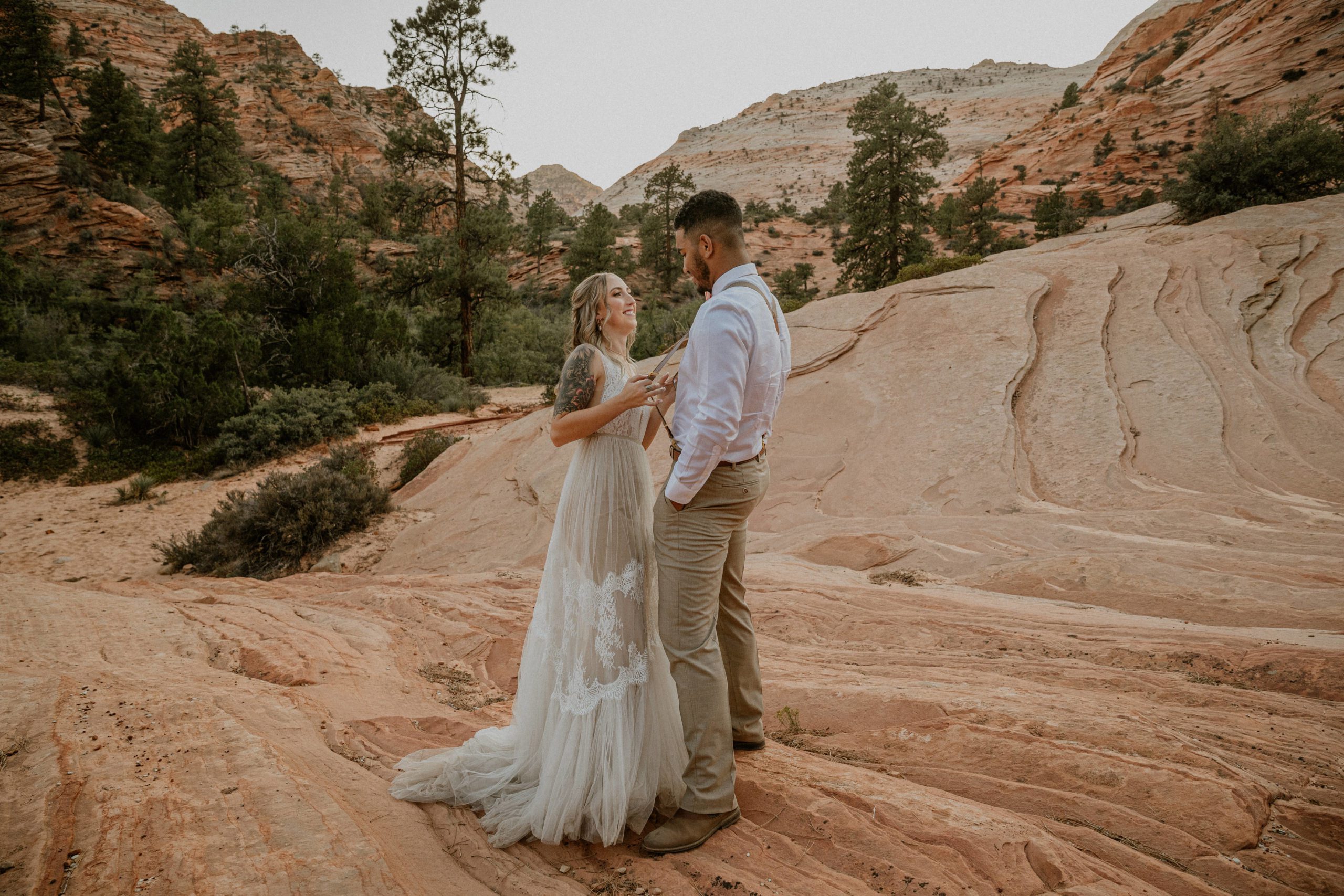 Zion Canyon Adventure Elopement with Sunrae Planning